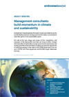 Management consultants build momentum in climate and sustainability