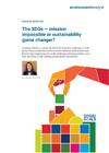 The SDGs - mission impossible